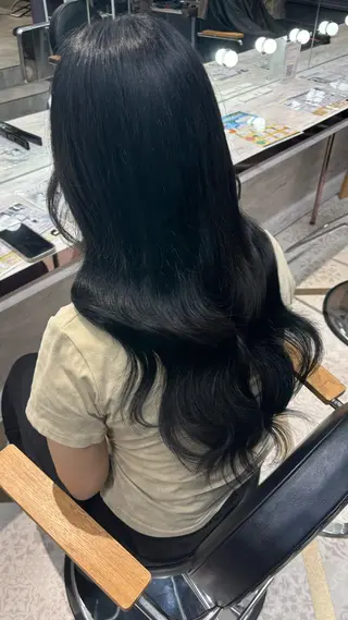 ロング eL HAIR SALON所属・ハナ💎中韓/艶髪 ハイトーン/エクステのヘアスタイル