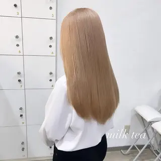 ロング カラー inq sakae所属・りん🌷︎名古屋 透明感カラー/カットのヘアスタイル