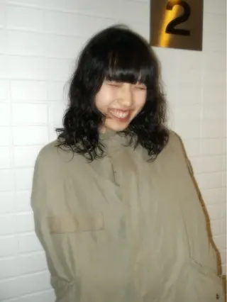 パーマ Miku / パーマモデル伏見 栄のヘアスタイル
