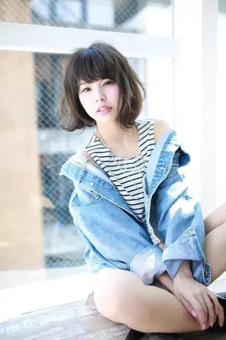 ショート カラー ✖️リーアキト LEEAKITO✖️のヘアスタイル