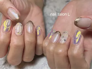 ネイル 吉川市 ネイルサロンLのネイルデザイン