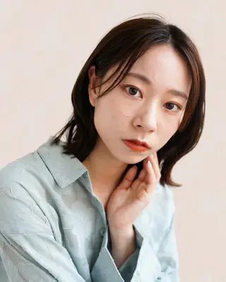 ミディアム Joule 建山美友のヘアスタイル