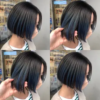 ショート カラー 推しカラー✨ オタク美容師ユウカのヘアスタイル