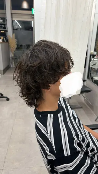 パーマ メンズ 草場 遼子のヘアスタイル