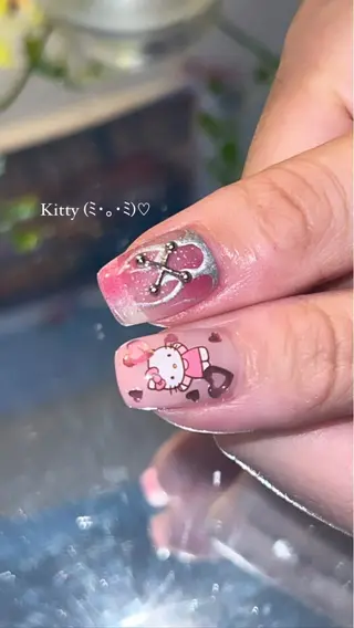 ネイル 個性派／中韓ネイル SAKURAのネイルデザイン