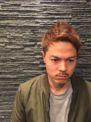 ショート カラー メンズ ヒロ銀座御徒町店長 孫田航平のヘアスタイル