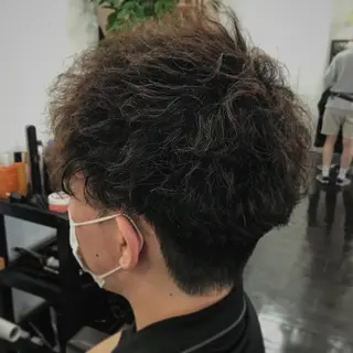 ショート パーマ メンズ 【店長】小久保 淳平のヘアスタイル