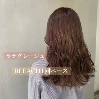 セミロング カラー 舟橋 りんかのヘアスタイル