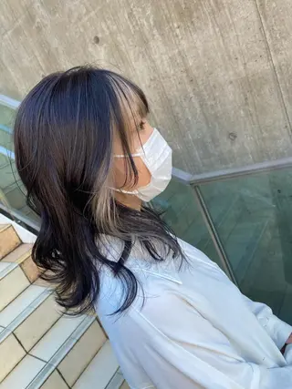 ミディアム カラー 韓国レイヤー/髪質 改善/縮毛🤍吉田のヘアスタイル