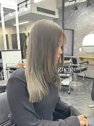 セミロング カラー エクステ🩵ブリーチ 韓国ヘア🩵KAEのヘアスタイル