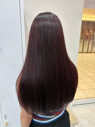ロング カラー Hirona ベージュ/暖色カラーのヘアスタイル