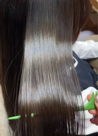 ロング TJ天気予報 鈴木優月のヘアスタイル