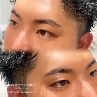 メンズ アイブロウ suu ｜harukaのマツエク・マツパデザイン