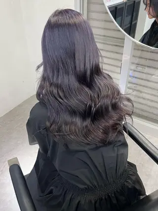 ロング カラー カット、エクステ/ モデル募集/Yuiのヘアスタイル