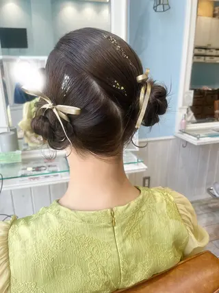 ヘアアレンジ 谷本 萌のヘアスタイル