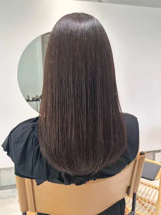 ロング カラー 野中 久美子のヘアスタイル