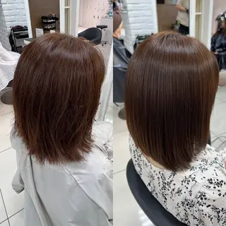 ミディアム 染野 匠のヘアスタイル