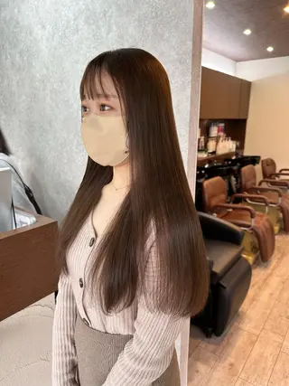 ロング カラー 高橋 みく/ minim 暖色のヘアスタイル