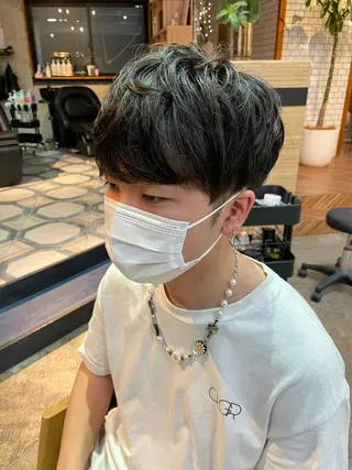 メンズ 山下 皐介のヘアスタイル