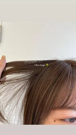 ミディアム カラー Parve Mix /頓宮 稚愛🤍のヘアスタイル