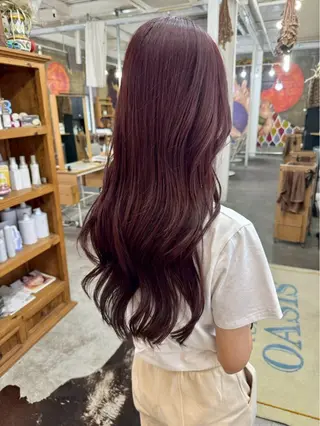 ロング カラー YUIMARL SAEのヘアスタイル