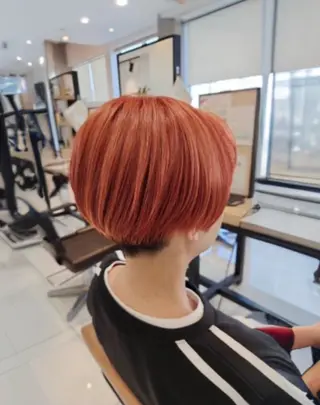 カラー ショート ルクール柏崎店　山岸 亜依瑠のヘアスタイル