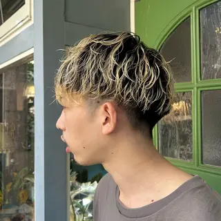 ミディアム メンズ BRITS 渡辺 菜々子のヘアスタイル