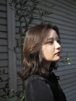 ミディアム 💛ハイトーン💛 りむのヘアスタイル