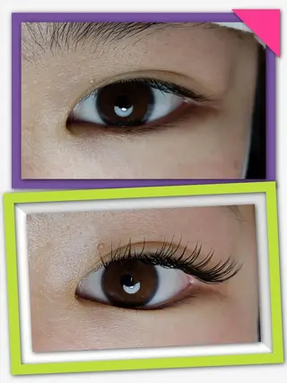 マツエク・マツパ Rouge ・ K  　のマツエク・マツパデザイン