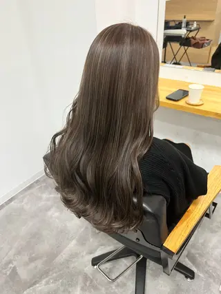 ロング 透明感/ ハイライト/竹中涼のヘアスタイル