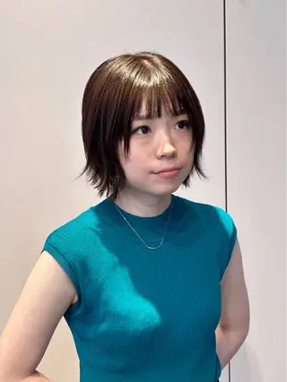 ショート カラー ナチュラル大人っぽい スタイル　MAORIのヘアスタイル