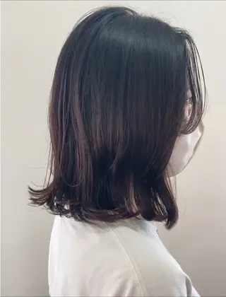 ミディアム カラー mopa所属・mopa_kaede 暖色カラー/ロングのヘアスタイル