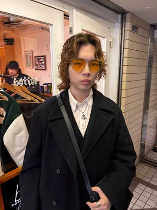 カラー パーマ メンズ kaito パーマ募集！🔵のヘアスタイル