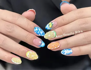 ネイル AmorBeauty リピーターオフ無料のネイルデザイン