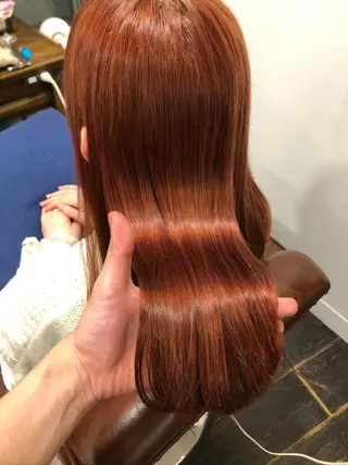 セミロング 田中 優のヘアスタイル