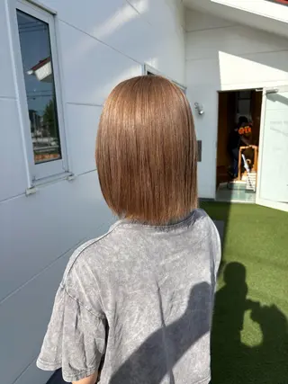 カラー 💡ハイトーン/透明 感/カラー❣️ハルキのヘアスタイル