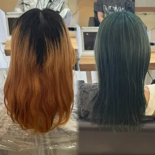 セミロング lapereau ayanaのヘアスタイル