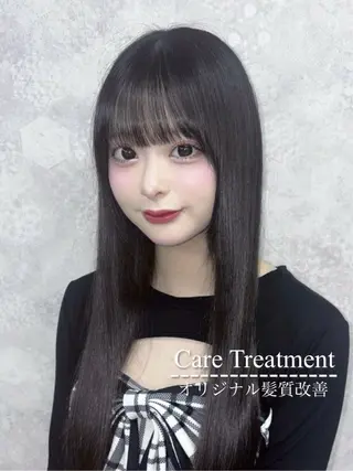 ロング ハイトーン×髪質改善 💍tiam💍のヘアスタイル