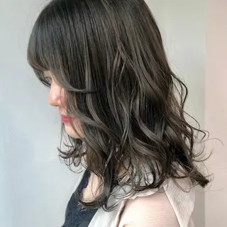 ミディアム カラー ❤️sai❤️ 山下❤️のヘアスタイル