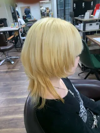 セミロング カラー 深野 ちさとのヘアスタイル