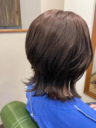 ミディアム モテ🤍ヘア 🖤gene川島のヘアスタイル
