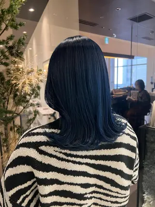 セミロング カラー 💎K-two名古屋 安田ちづる💎のヘアスタイル