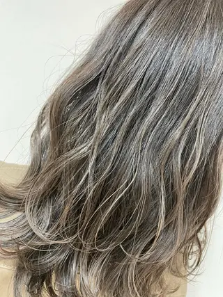 セミロング カラー ヘアアレンジ 【Sweep】おじま のぞみのヘアスタイル