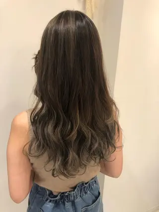 ロング 韓国風ヘア♡ runaのヘアスタイル