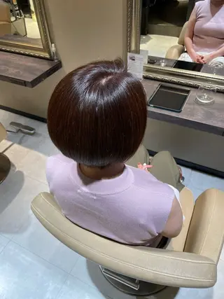 ショート 大藤 彩のヘアスタイル