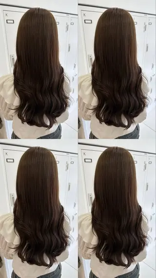 セミロング カラー 髪質改善/艶カラー/ メンズパーマ/鈴木のヘアスタイル