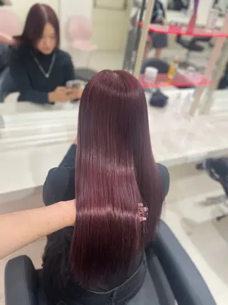 ロング 💗暖色カラー💗 ツヤ髪💗Mayaのヘアスタイル