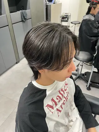 ミディアム パーマ メンズ 🐦‍🔥フェザーパ ーマ🐦‍🔥きるやのヘアスタイル