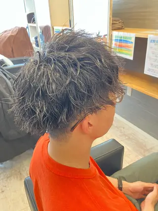 パーマ メンズ メンズ特化/パーマ/ フェードWATARUのヘアスタイル