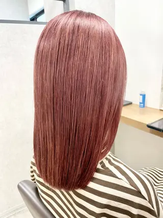 セミロング カラー 髪質改善×METEO 店長 貞松直也のヘアスタイル